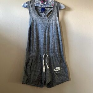 Nike Heather Gray One Piece Romper